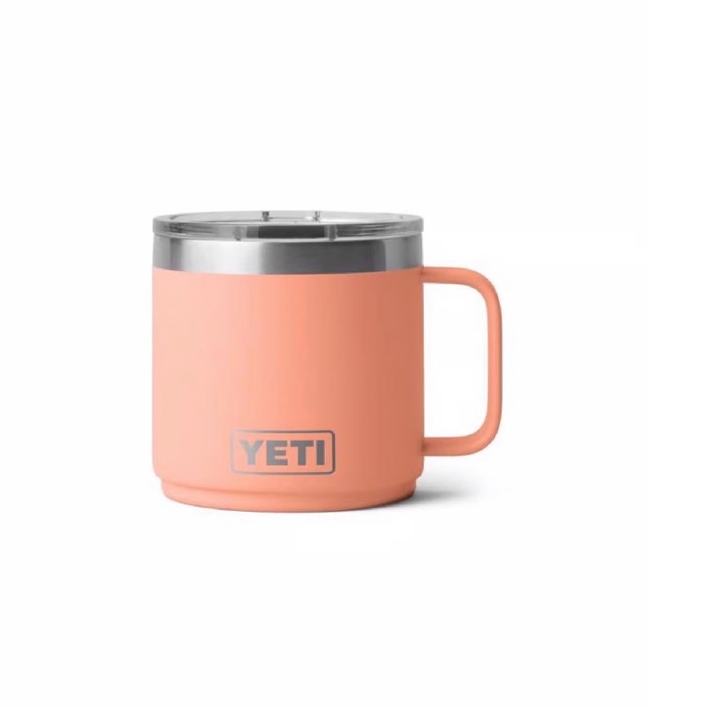 14 oz YETI Rambler mug with handle and lid